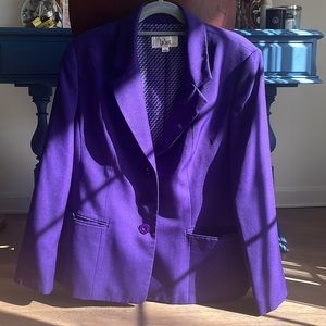 Purple suit jacket